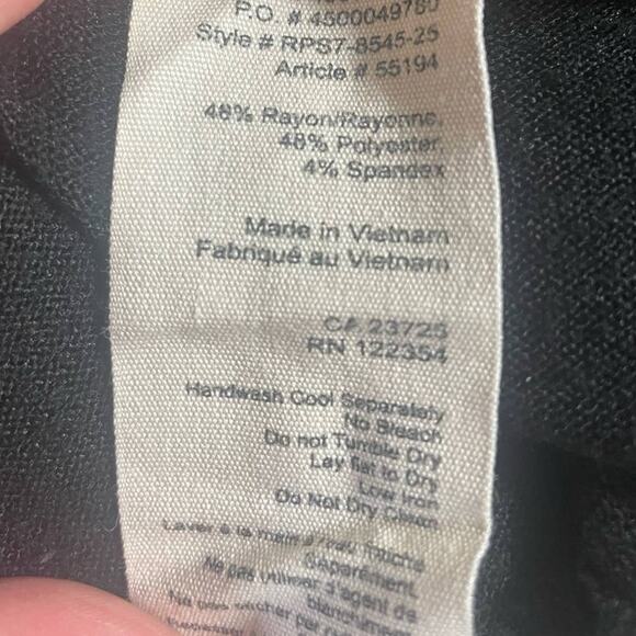 Aritzia Wilfred Free Dress Women XXS Black Flowy Stretch Comfort Beachy Festival - Picture 7 of 9